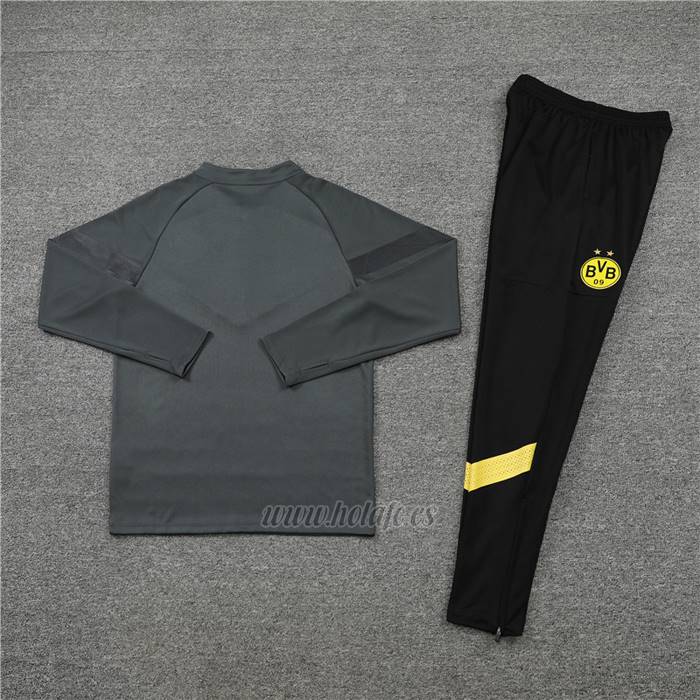 Chandal de Sudadera del Borussia Dortmund 2022-2023 Gris